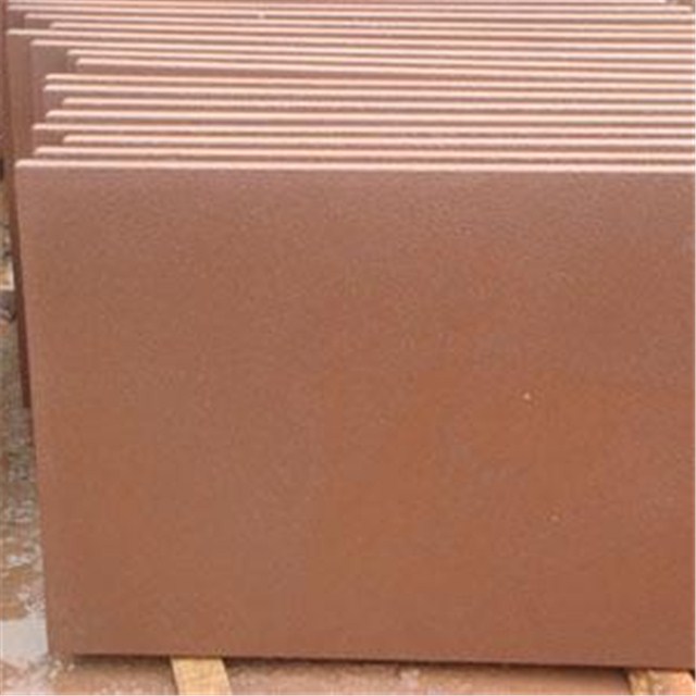 red sandstone wall tiles